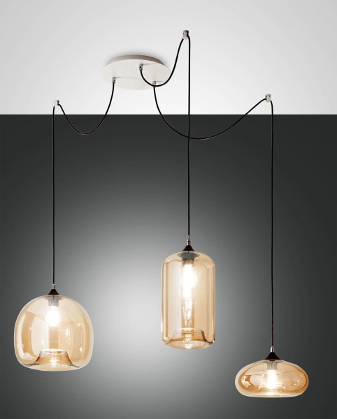 FABAS LUCE - Pendelleuchte, E27, 3X60W