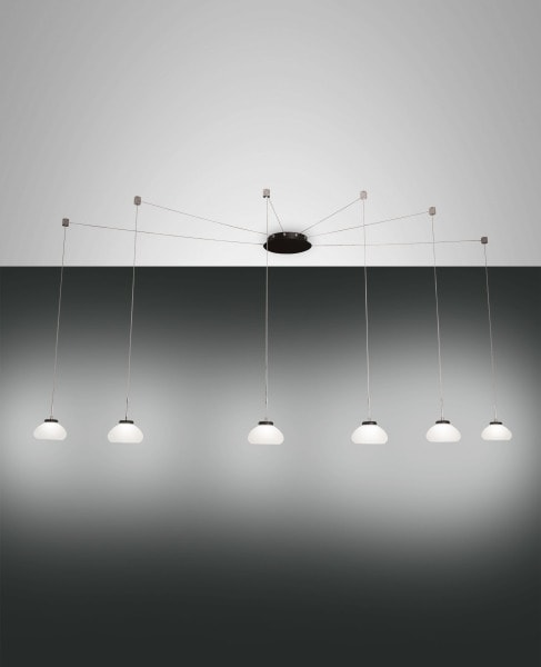 FABAS LUCE - Pendelleuchte, LED, 6x8W