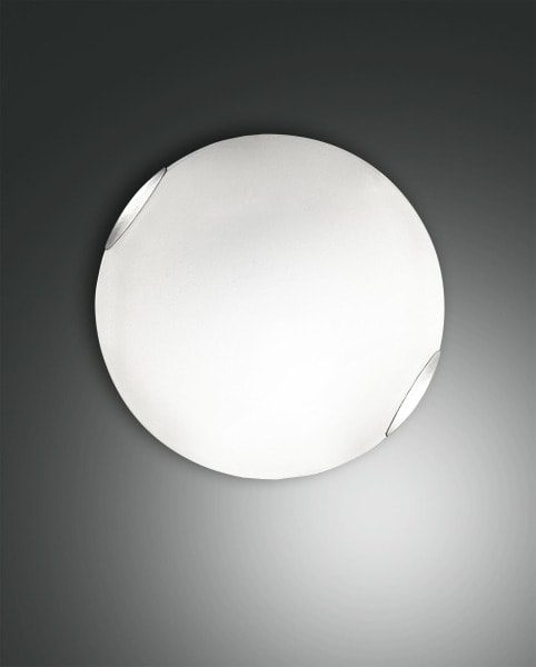 FABAS LUCE - Fox Deckenleuchte, Glas weiß, LED, 24W, 3000K, 2100lm