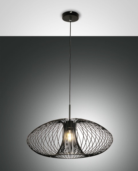 FABAS LUCE - Fassa, Pendelleuchte, E27, 1X40W, Metall, Schwarz
