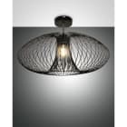 FABAS LUCE - Fassa, Deckenleuchte, E27, 1X40W, Metall, Schwarz