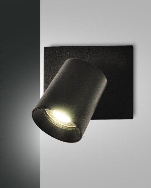 FABAS LUCE - Modo, Spot, GU10, 1x35W, Aluminiumdruckguss, Schwarz