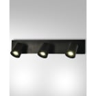 FABAS LUCE - Modo, Spot, GU10, 3X35W , Aluminiumdruckguss, Schwarz