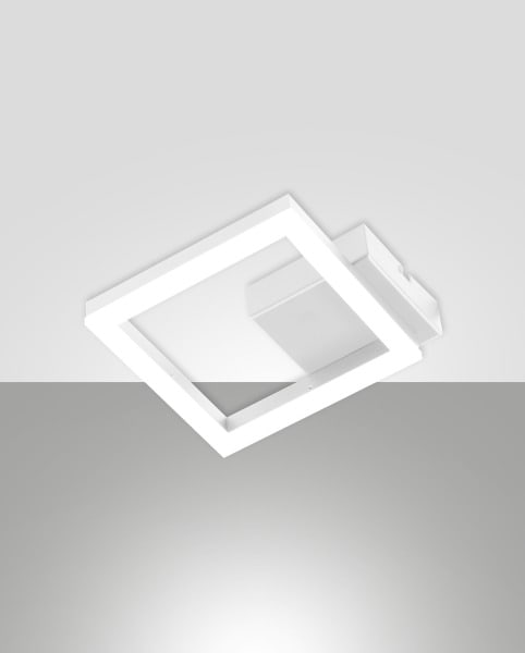 FABAS LUCE - Bard Wandleuchte Weiss, dimmbar über Phasenan- und abschnitt