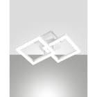 FABAS LUCE - Bard Deckenleuchte Weiss, dimmbar über Phasenan- und abschnitt