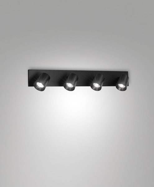 FABAS LUCE - Modo Spot Schwarz, 4flammig