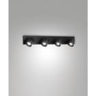 FABAS LUCE - Modo Spot Schwarz, 4flammig