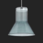 HELESTRA - ADD-IT LETO Pendelleuchte mattweiß, Glas grau