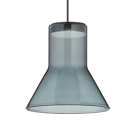 HELESTRA - ADD-IT LETO Pendelleuchte mattschwarz, Glas grau