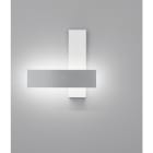 HELESTRA - DEX Wandleuchte mattweiß - aluminium poliert