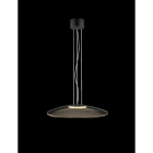 HELESTRA - PINA Pendelleuchte mattschwarz/ Glas bronze