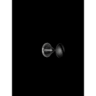 HELESTRA - PINO Decken-/Wandleuchte schwarzchrom / Glas grau