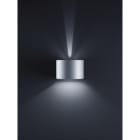 HELESTRA - SIRI 44-R Wandleuchte IP54 silbergrau