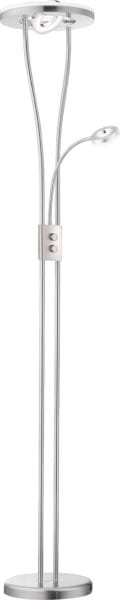 NEUHAUS - Stehleuchte, stahl, 1xLED/16,80W, 2xLED/3,80W/3000K