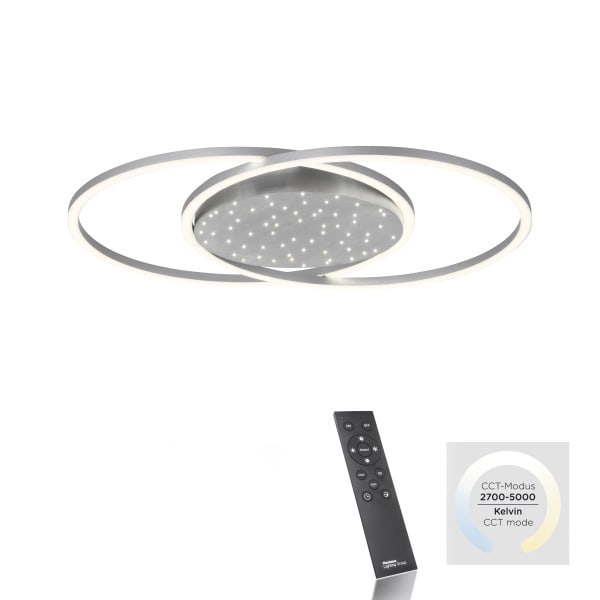 NEUHAUS - Deckenleuchte ,stahl, 1xLED-Board/8,60W/ 2xLED-Board/16W/2700-5000K