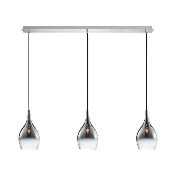 NEUHAUS - LED Pendelleuchte PILUA 3 flammig anthrazit