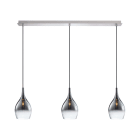 NEUHAUS - LED Pendelleuchte PILUA 3 flammig anthrazit