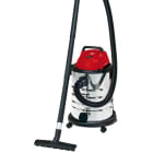 EINHELL - Nass-Trockensauger 1500W 190mbar 30L Edelstahlbeh. rot-weiss