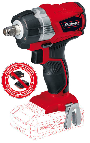EINHELL - Akku-Schlagschrauber 18V 215Nm 1/2''Aufnahme o.Akku/Ladeg.