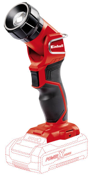 EINHELL - Akku-Lampe 18V 280lm LED Leuchtweite 33m o.Akku/Ladegerät