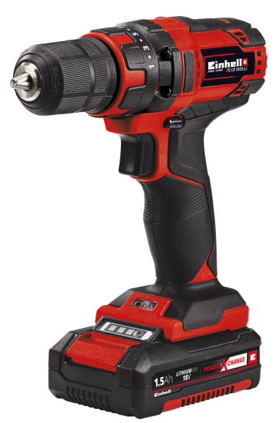 EINHELL - Akku-Bohrschrauber 18V 1.5Ah 35Nm 1Gang 10mm 21St. LED Ladeg