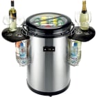 NABO - Party-Kühlschrank 50L LED-Disp. Ablagetische Hängekorb F ed