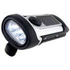 NABO - Solar/Kurbel-LED Taschenlampe Akku Wasserdicht bis 5m si