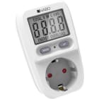 NABO - Stromverbrauchs-Zähler LCD-Displ. Kindersicherung weiß