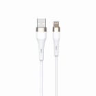 NABO - Ladekabel USBA/Lightning 2.4A 5V 480MBit/s Silk touch 1m ws