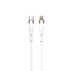 NABO - Schnellladekabel 2.0 USBC/Lightning 9V 3A 27W 480MBit/s Silk touch 1m ws