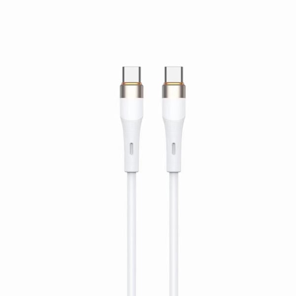 NABO - Schnellladekabel 2.0 USBC/USBC 20V 3A 60W 480MBit/s Silk touch 1m ws