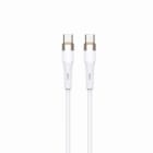 NABO - Schnellladekabel 2.0 USBC/USBC 20V 3A 60W 480MBit/s Silk touch 1m ws