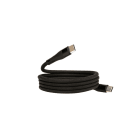 NABO - Schnellladekabel 2. 0 USBC/USBC 60W 480MBit/s Mesh magnetisch 1m sw