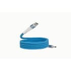 NABO - Schnellladekabel 2. 0 USBC/USBC 60W 480MBit/s Mesh magnetisch 1m dbl