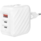 NABO - USB-GAN Triple Charger 2xUSBC/1xUSBA max.65W ohne Kabel ws