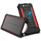 NABO - Powerbank Solar 10.000mAh IP65 In:MicroUSB/USBC  Out:USBC 5W Wireless Qi