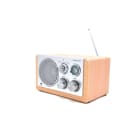 NABO - Radio FM AM AuxIn Netz/Batterie Holz-si
