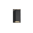 TRIO LEUCHTEN - 2xGU10, o.LM, H.15xB.6,9xL.9,2cm, IP44, Aluguß Anthrazit