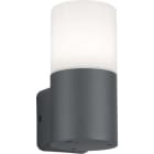 TRIO LEUCHTEN - excl. LM, D.8,5xH.17,5cm,Aluguss,Anthrazit,KS weiß,IP44