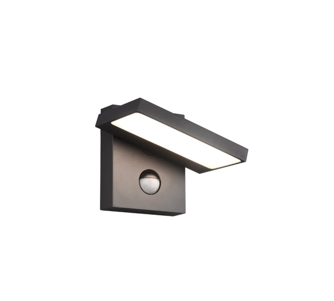 TRIO LEUCHTEN - 3000K,1000lm, B15xH12xL12,5cm IP54, BWM, schwenkb, anthrazit