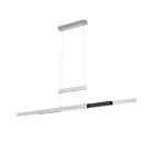 TRIO LEUCHTEN - 5300lm,2700-5000K,95-150cm TouchD,Metall Alu-Schwarz