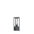 TRIO LEUCHTEN - 1x E27o.LM, H.40 x B.14 x L.14cm,IP44, Aluguß Anthrazit