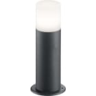 TRIO LEUCHTEN - excl. LM, D.8,5xH.30cm,Aluguss Anthrazit,KS weiß,IP44