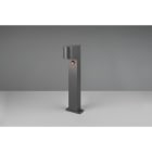 TRIO LEUCHTEN - o.LM, H.50xB.12xL.15cm, IP44 BWM, Alu-DG, anthrazit