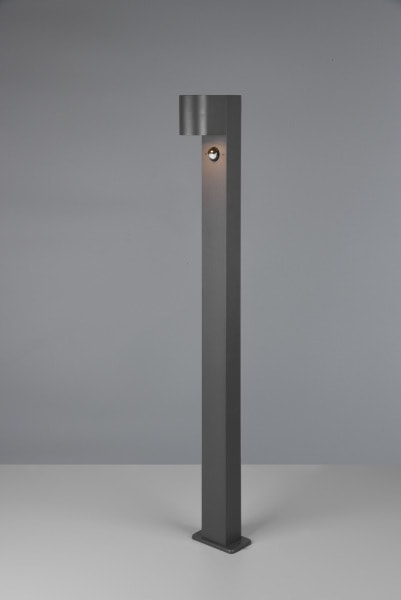 TRIO LEUCHTEN - o.LM,H.100xB.12xL.15cm, IP44 BWM, Alu-DG, anthrazit
