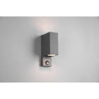 TRIO LEUCHTEN - H.22xB.7xL.11,8cm, eckig, IP44 BWM, Alu-DG, anthrazit