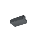 TRIO LEUCHTEN - m. elektr. Serienschalter dimmbar max.200W pro Phase Schwarz mat