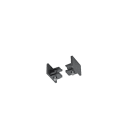 TRIO LEUCHTEN - Schwarz matt, 3x2x1,3cm 2er-Set