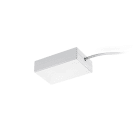 TRIO LEUCHTEN - 13,5 x 9,5 x H 3 cm, Weiß matt incl.4adriges Kabel 1m transp.