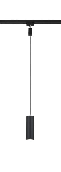 TRIO LEUCHTEN - 1xGU10 o.LM, D.6xH.18/180cm Schwarz matt
